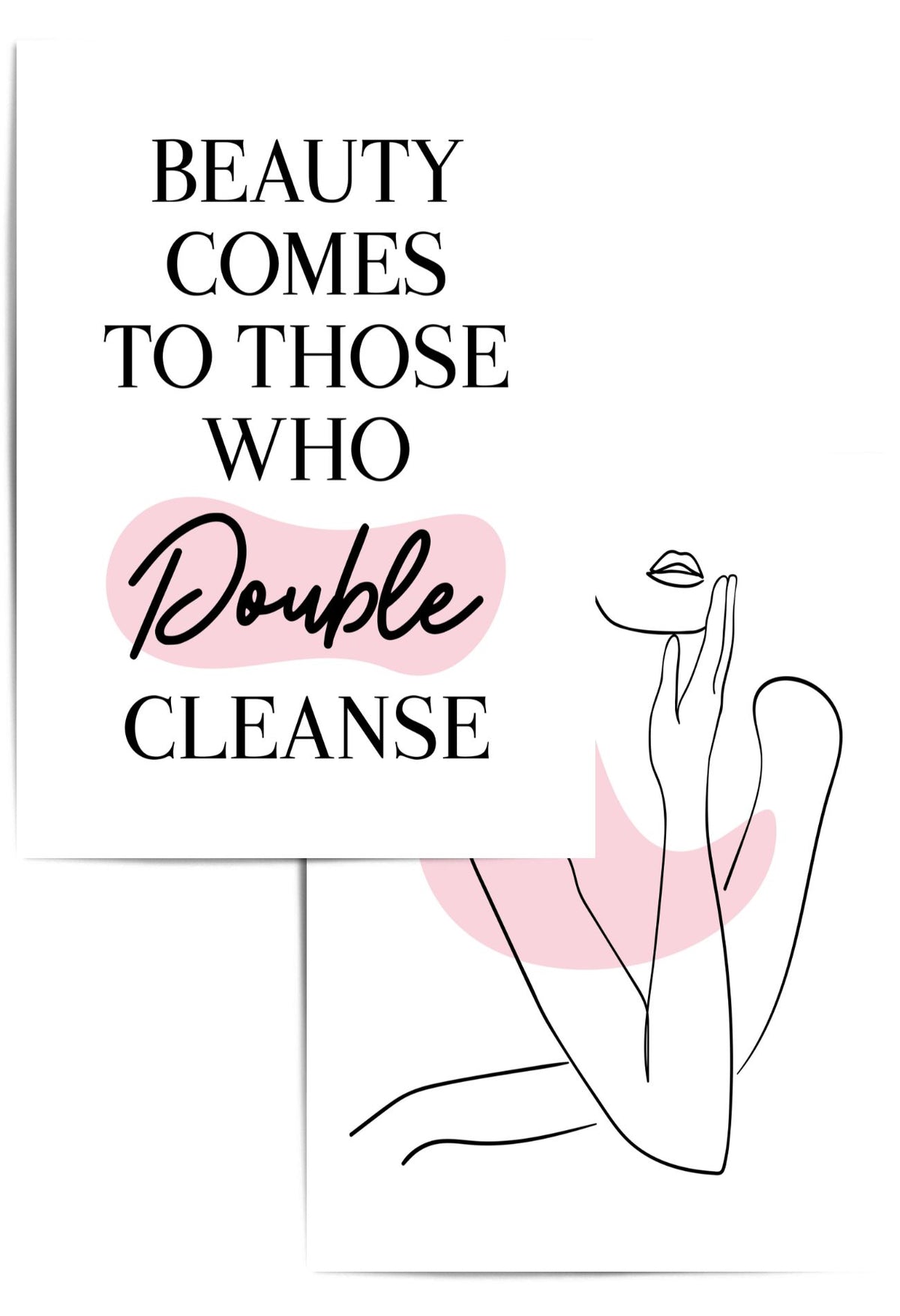 Esthetician Signs Set of 2, Esthetician room decor, Skincare quotes, Spa room decor, Beauty room decor, Beauty Salon Decor, Facial Signs, digital art
