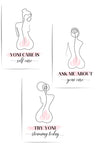 3pc yoni steaming room decor