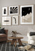 Neutral Black and Beige Boho Gallery Wall Art Prints