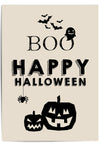 BOO Happy Halloween – Spooky Pumpkin Wall Art Print