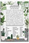 tropical bathroom word search puzzle print