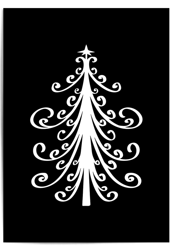 Minimalist Christmas tree design modern holiday decor