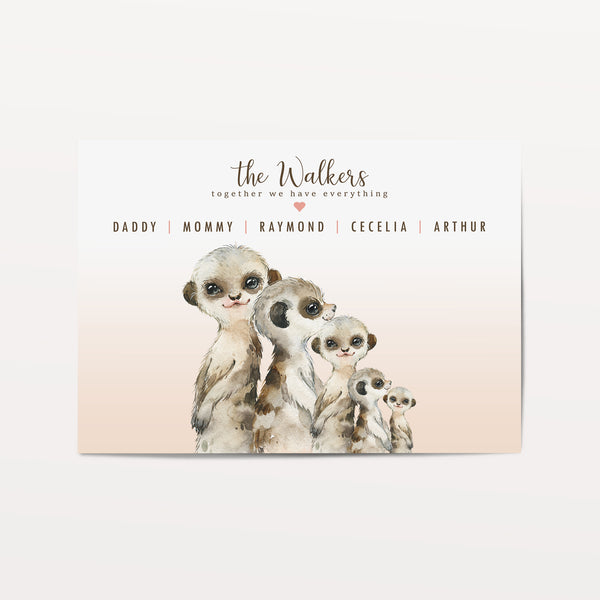 meerkat wall art