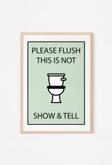toilet door sign
