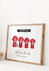 football shirt family print personalised