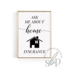 Insurance Sign, Realtor Office Decor, Insurance Agent Decor, Realtor office prints, realtor wall art, realtor quotes, Real Estate Signs