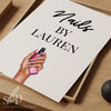 Nail Tech Logo Sign, Manicure Print, Nail Salon Decor, Nail Salon Quotes, Nail Room Decor, Nail Tech Name Sign, Nail Bar Studio Decorations