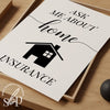 Insurance Sign, Realtor Office Decor, Insurance Agent Decor, Realtor office prints, realtor wall art, realtor quotes, Real Estate Signs