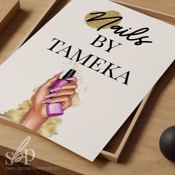 Nail Tech Sign, Nail Salon Decor, Nail Tech Decor, Nail Room Printable, Nail Tech Gifts, Nail Tech Wall Art, Nail Tech Art, Nail Bar Studio