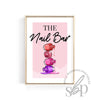 Nail Salon Wall Art, Nail Salon Prints, Nail Salon Decor, Nail Studio Decor, Nail Tech Room Decor Nail Polish Poster, Finger Polish Wall Art
