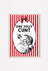 one jolly cunt christmas poster