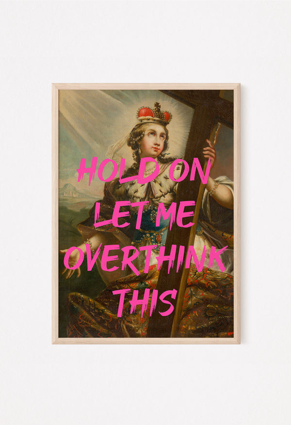 let me overthink this office print