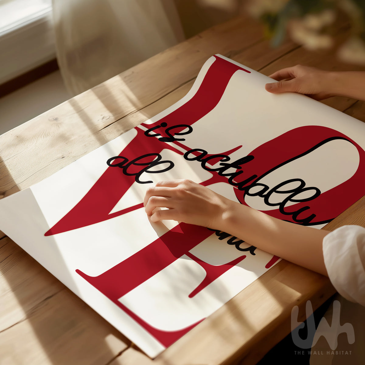 love-is-actually-all-around-print-poster