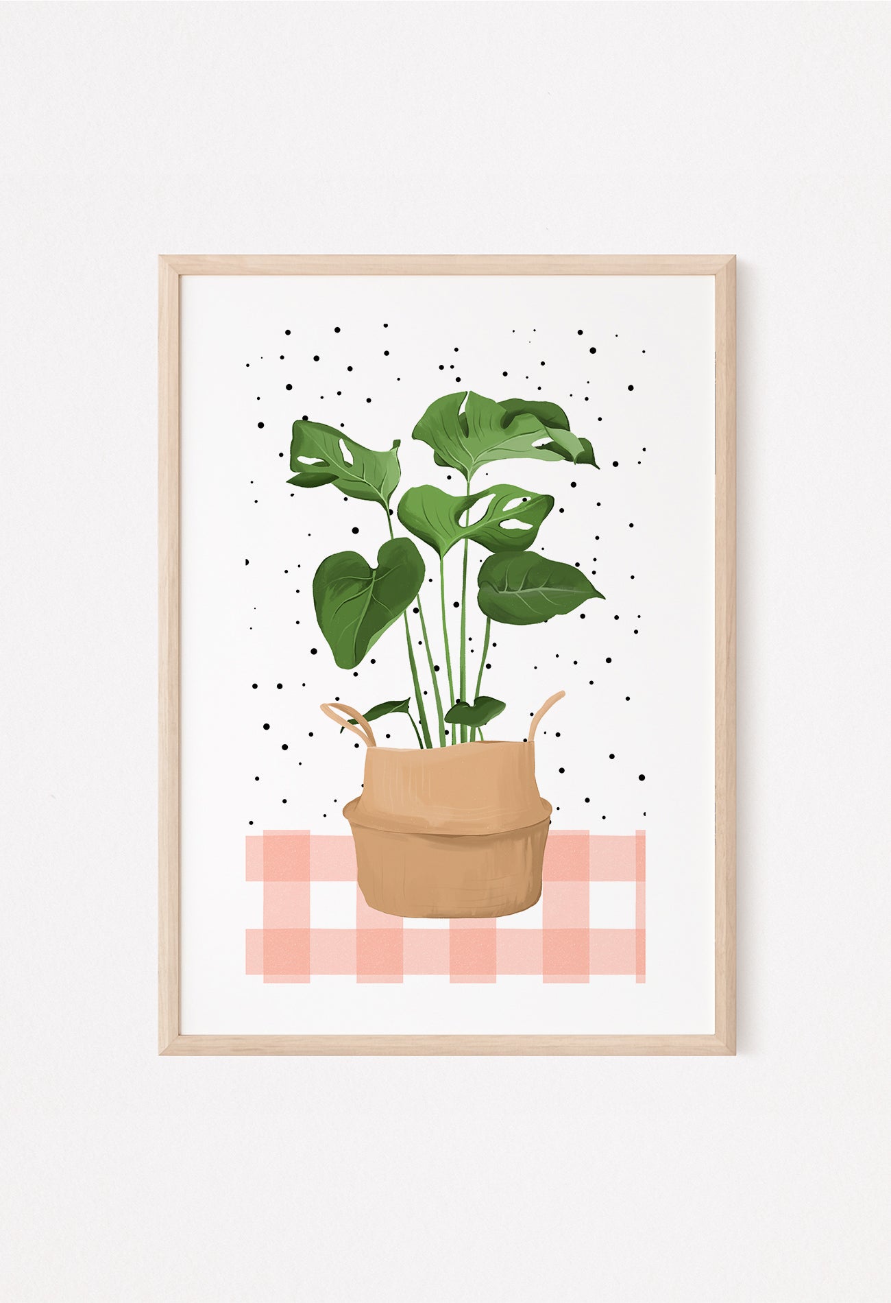 orange wall art