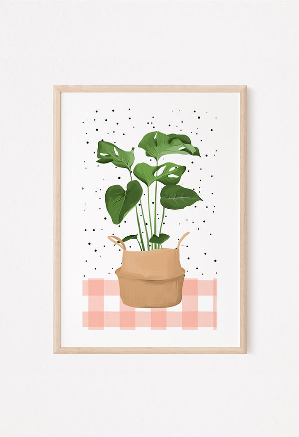 orange wall art