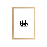 Oak Effect Wood Frame