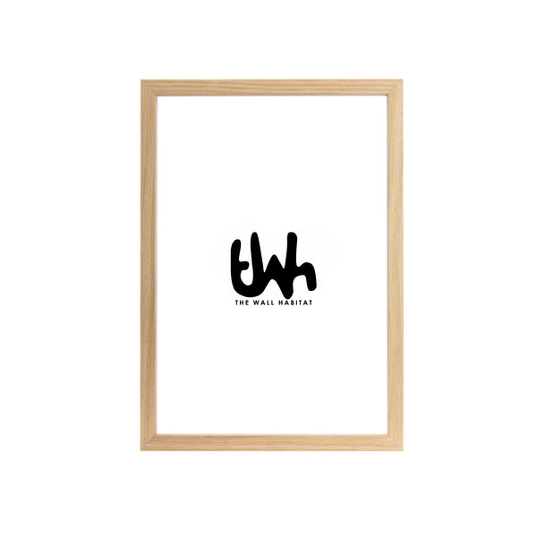 Oak Effect Wood Frame