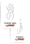 rose gold where skin glows energy flows set of 2