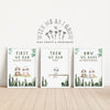 Sloth Nursery Printable Wall Art Set of 3 | Jungle Nursery Prints | Neutral Nursery Decor | Digital Download