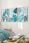 set of 3 teal bedroom decor