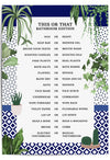Funny Blue Bathroom This or That Quiz Art Print