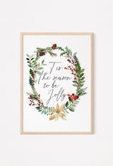 Elegant holiday wall art for farmhouse festive homes