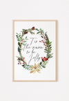 Elegant holiday wall art for farmhouse festive homes