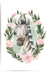 Watercolor nursery wall art featuring a cute zebra surrounded by a pink floral wreath with sage green leaves and background – perfect for baby girl jungle or safari-themed décor