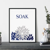 soak bathroom print