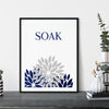 soak bathroom print