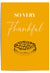 So Very Thankful – Pie Illustration Thanksgiving Wall Art Print