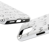 Black and White Boobs Design Tough Phone Cases