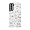 Black and White Boobs Design Tough Phone Cases