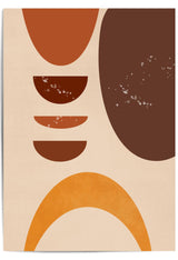 Terracotta Abstract Wall Art | Digital Download, Fine Art Print & Framed Print