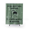 Sage Green Shower Curtain | Wash Away Your Troubles in a Shower Full of Bubbles