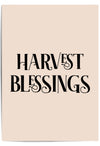Harvest Blessings – Elegant Thanksgiving Wall Art Print