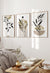 black and beige bedroom print set