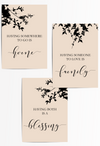 set of 3 beige living room family quotes