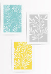 teal yellow grey living room wall art