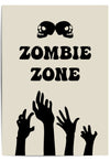 Zombie Zone Halloween Wall Art Print