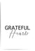 Grateful Hearts – Minimalist Thanksgiving Wall Art Print