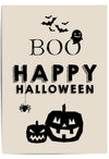 BOO Happy Halloween – Spooky Pumpkin Wall Art Print