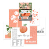 Bathroom wall art set of 8 peach botanical and funny printable designs