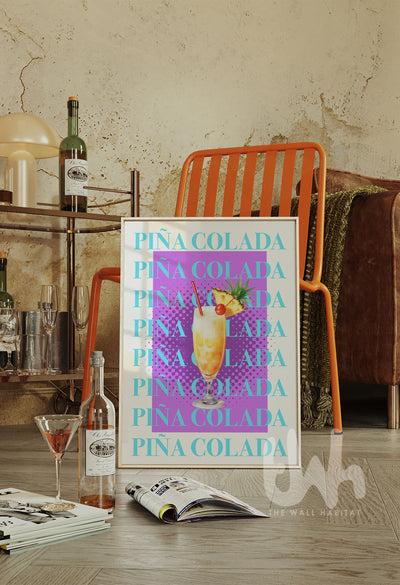 pina colada wall decor