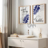 Blue Bathroom Prints - Wash away your troubles prints