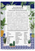 Blue Bathroom Word Search Art Print