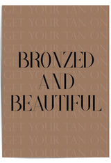 Bronzed and Beautiful, Tanning Salon, Tanning Studio Signs,Spray Tanning Quotes, Spray Tan Prints, Spray Tan Artist, Spray Tan Business,