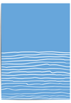 minimalist wave line art