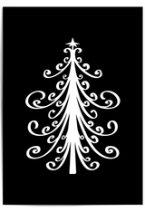 Minimalist Christmas tree design modern holiday decor
