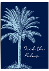 deck the palms christmas print